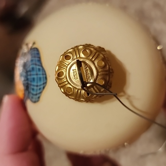 Vintage Glass West German Ornaments, Set of 2 - Picture 6 of 6